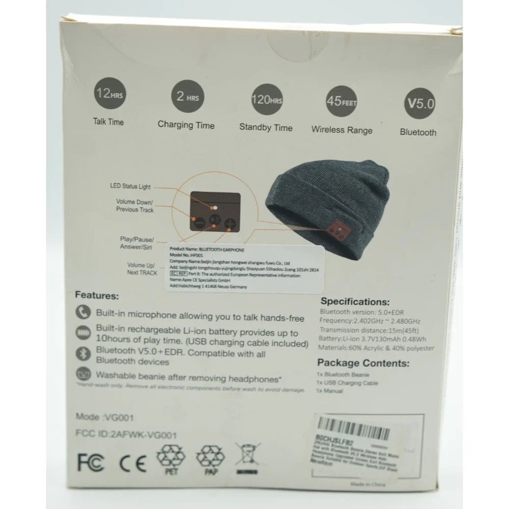 Unbranded bluetooth beanie